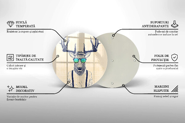 Tocător de bucătărie Ilustrație de bărbat căprior