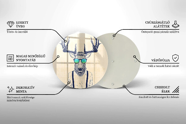 Tocător de bucătărie Ilustrație de bărbat căprior