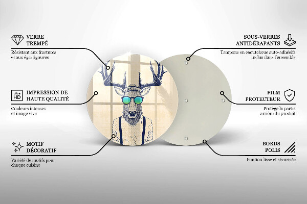 Tocător de bucătărie Ilustrație de bărbat căprior