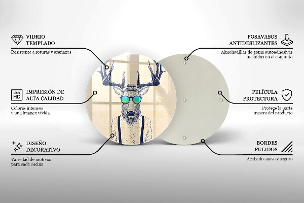 Tocător de bucătărie Ilustrație de bărbat căprior