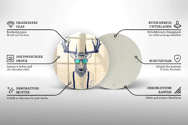 Tocător de bucătărie Ilustrație de bărbat căprior