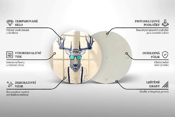 Tocător de bucătărie Ilustrație de bărbat căprior