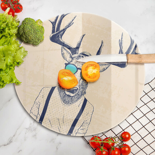 Tocător de bucătărie Ilustrație de bărbat căprior