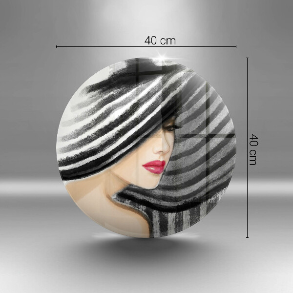 Tocător de bucătărie Femeie cu pălărie