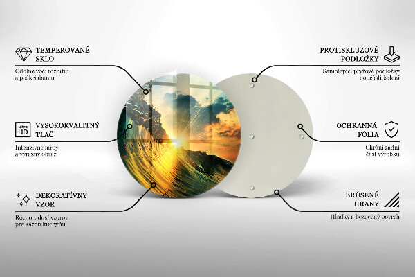 Tocător de bucătărie Val și apus