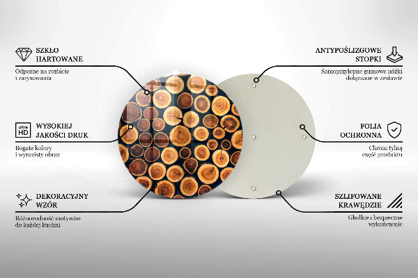 Tocător de bucătărie cioturi de copac din lemn
