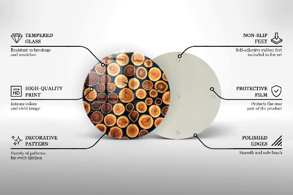Tocător de bucătărie cioturi de copac din lemn