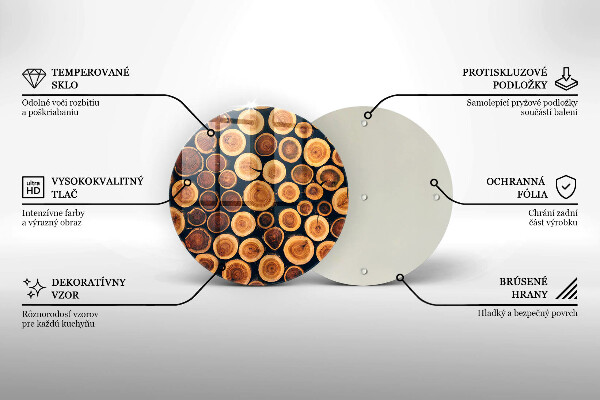 Tocător de bucătărie cioturi de copac din lemn