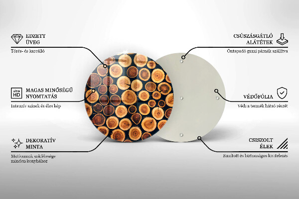 Tocător de bucătărie cioturi de copac din lemn