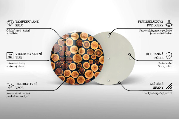 Tocător de bucătărie cioturi de copac din lemn