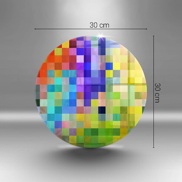 Tocător de bucătărie Pătrate de pixeli colorate