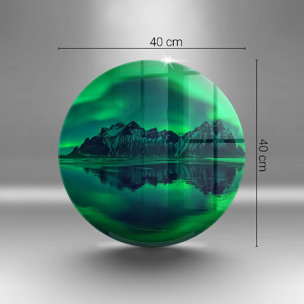 Tocător de bucătărie Peisaj cu aurora boreală