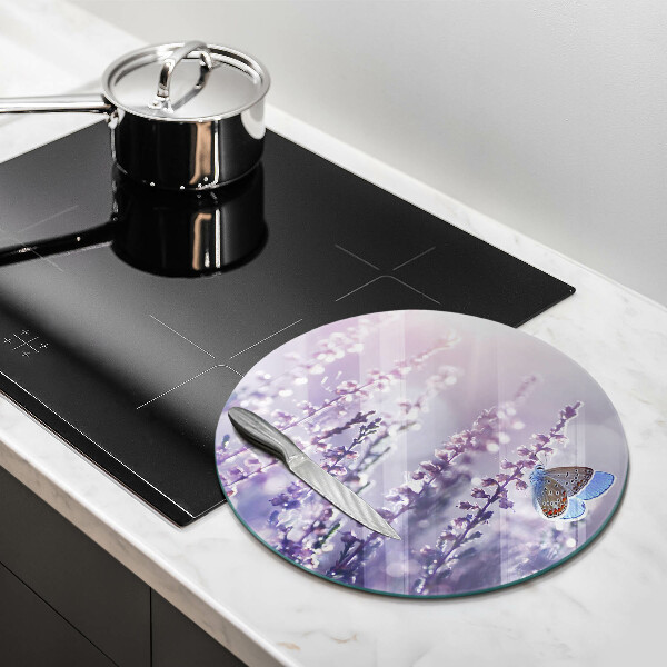 Tocător de bucătărie Flori sălbatice și fluture