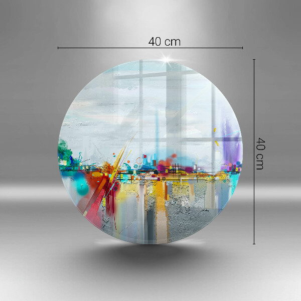 Tocător de bucătărie Abstracție pictată