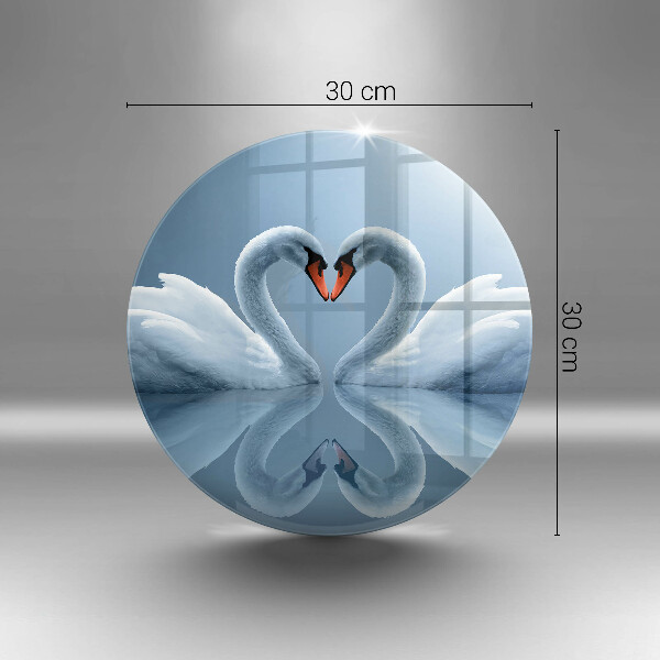 Tocător de bucătărie Două inimi de lebădă