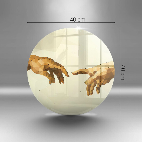 Tocător de bucătărie Crearea mâinilor lui Adam