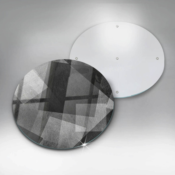 Tocător din sticlă Abstracția geometrică