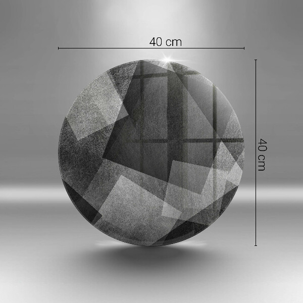 Tocător din sticlă Abstracția geometrică