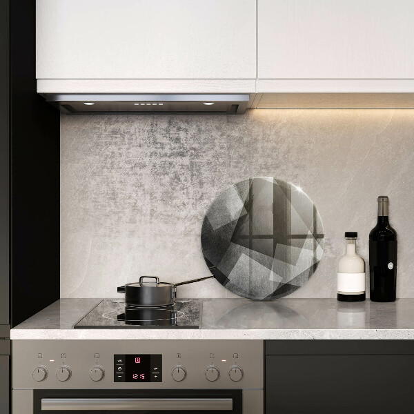 Tocător din sticlă Abstracția geometrică