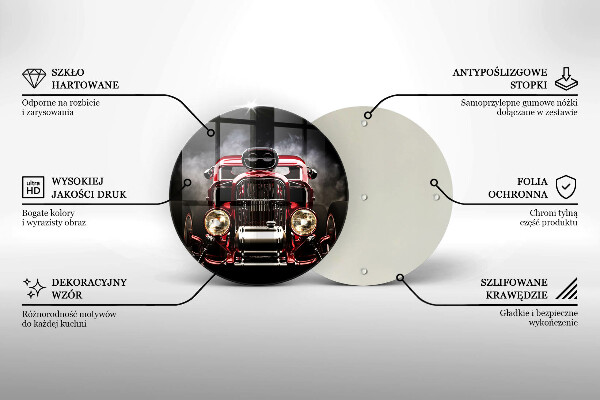 Tocător de bucătărie Mașină veche
