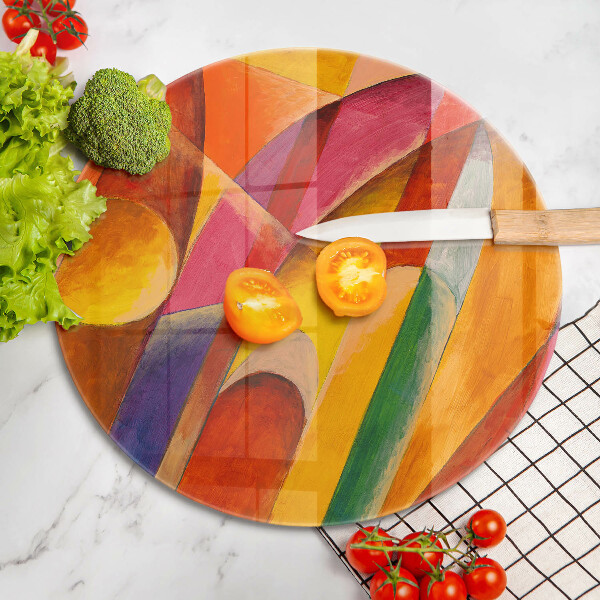 Tocător de bucătărie Abstracție colorată