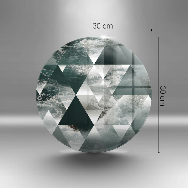 Tocător de bucătărie Triunghiuri și apă