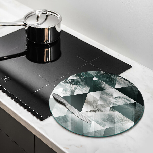 Tocător de bucătărie Triunghiuri și apă