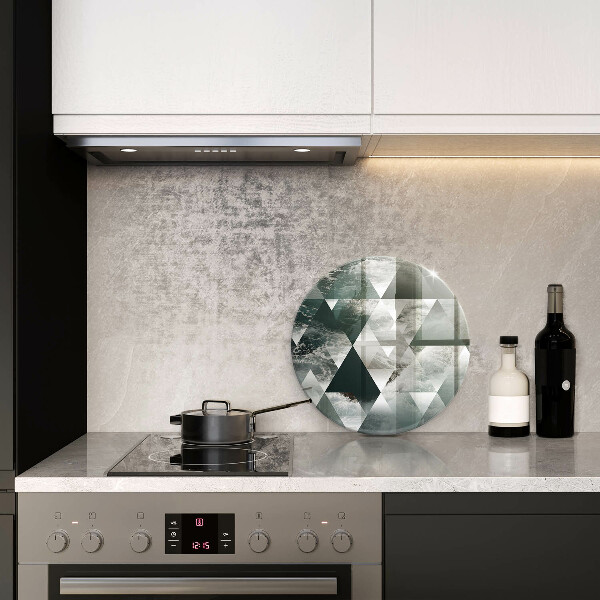 Tocător de bucătărie Triunghiuri și apă