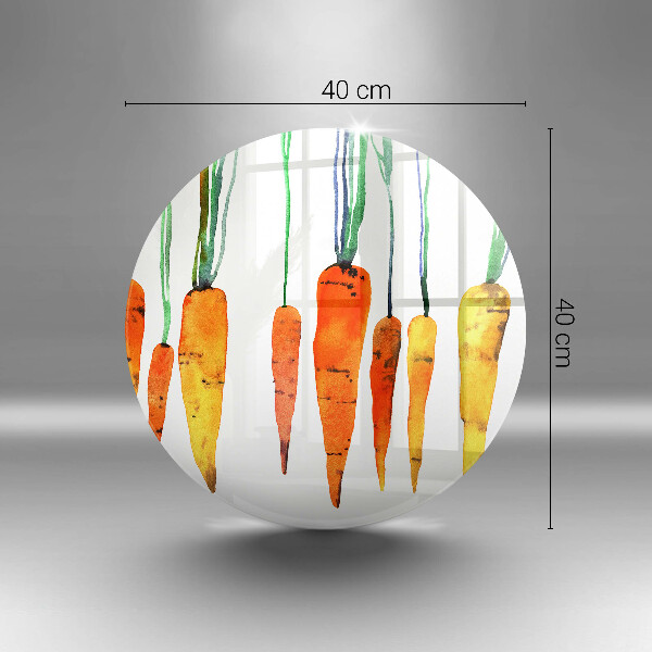 Tocător de bucătărie Ilustrație de morcov