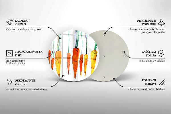 Tocător de bucătărie Ilustrație de morcov