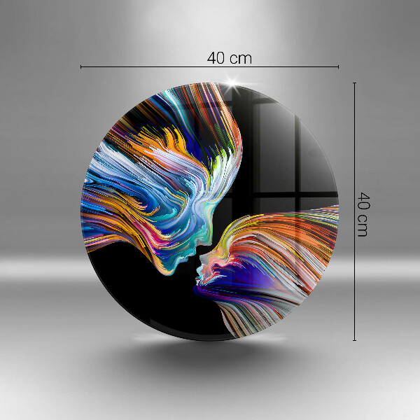 Tocător de bucătărie Sărut abstractie