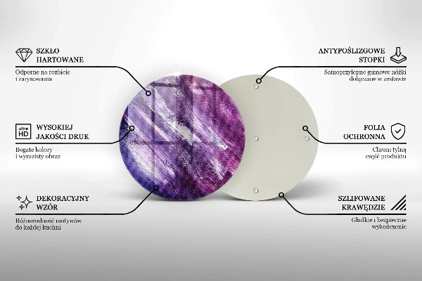 Tocător de bucătărie Abstracția vopselei