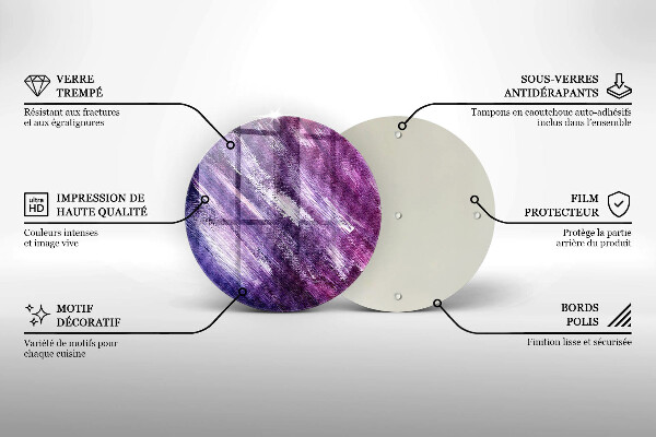 Tocător de bucătărie Abstracția vopselei