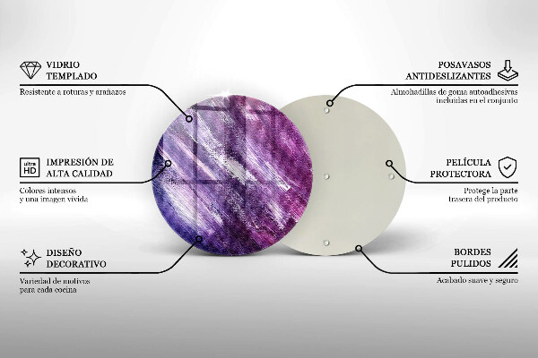 Tocător de bucătărie Abstracția vopselei