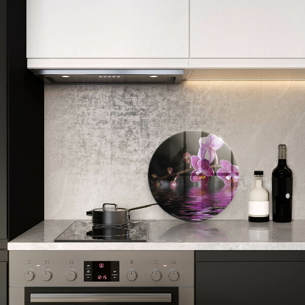 Tocător de bucătărie Apa zen de orhidee