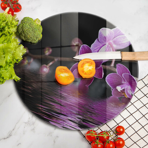 Tocător de bucătărie Apa zen de orhidee