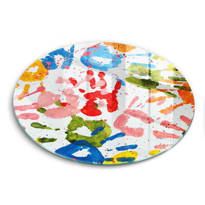 Tocător de bucătărie Urme de mâini ale copiilor