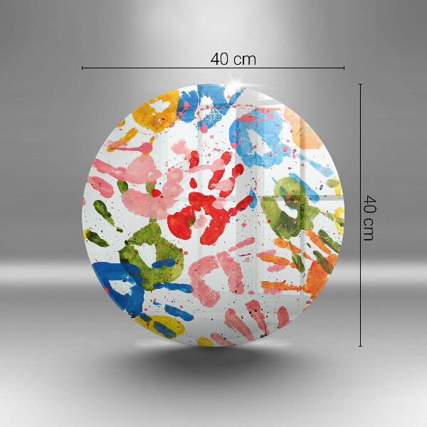 Tocător de bucătărie Urme de mâini ale copiilor