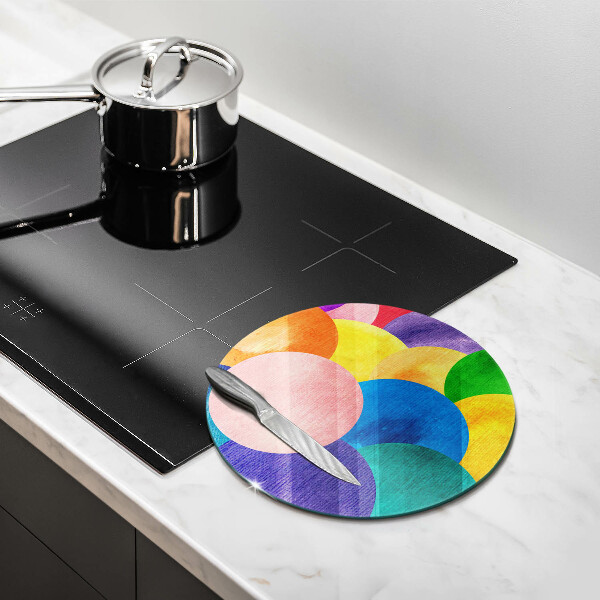 Tocător de bucătărie Cercuri colorate