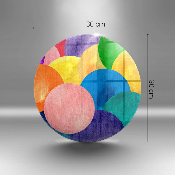 Tocător de bucătărie Cercuri colorate