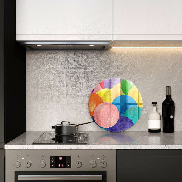Tocător de bucătărie Cercuri colorate