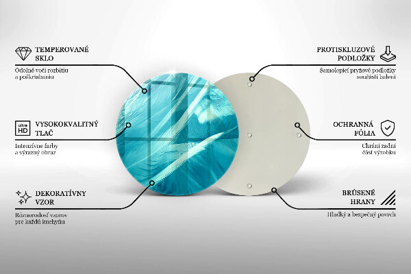 Tocător de bucătărie Pene delicate