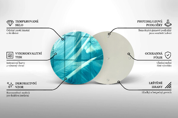 Tocător de bucătărie Pene delicate