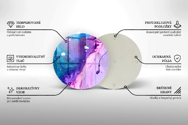 Tocător de bucătărie Cerneluri de abstractizare