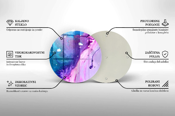 Tocător de bucătărie Cerneluri de abstractizare
