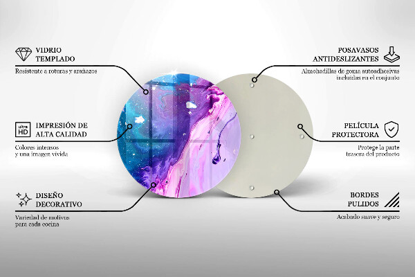 Tocător de bucătărie Cerneluri de abstractizare