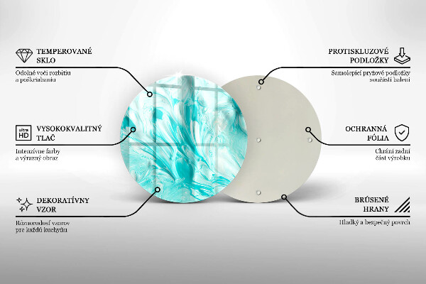 Tocător de bucătărie Vopsele de abstractie