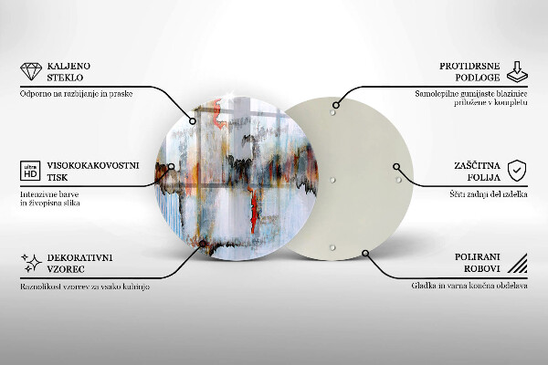 Tocător de bucătărie Vopsele de abstractie