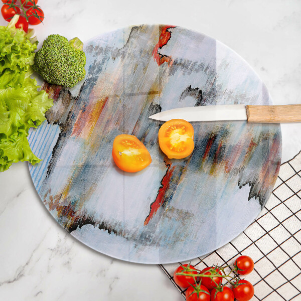 Tocător de bucătărie Vopsele de abstractie