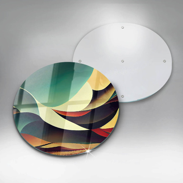 Tocător din sticlă Abstracția formei